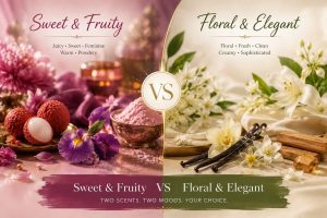 Sweet & Fruity vs Floral & Elegant